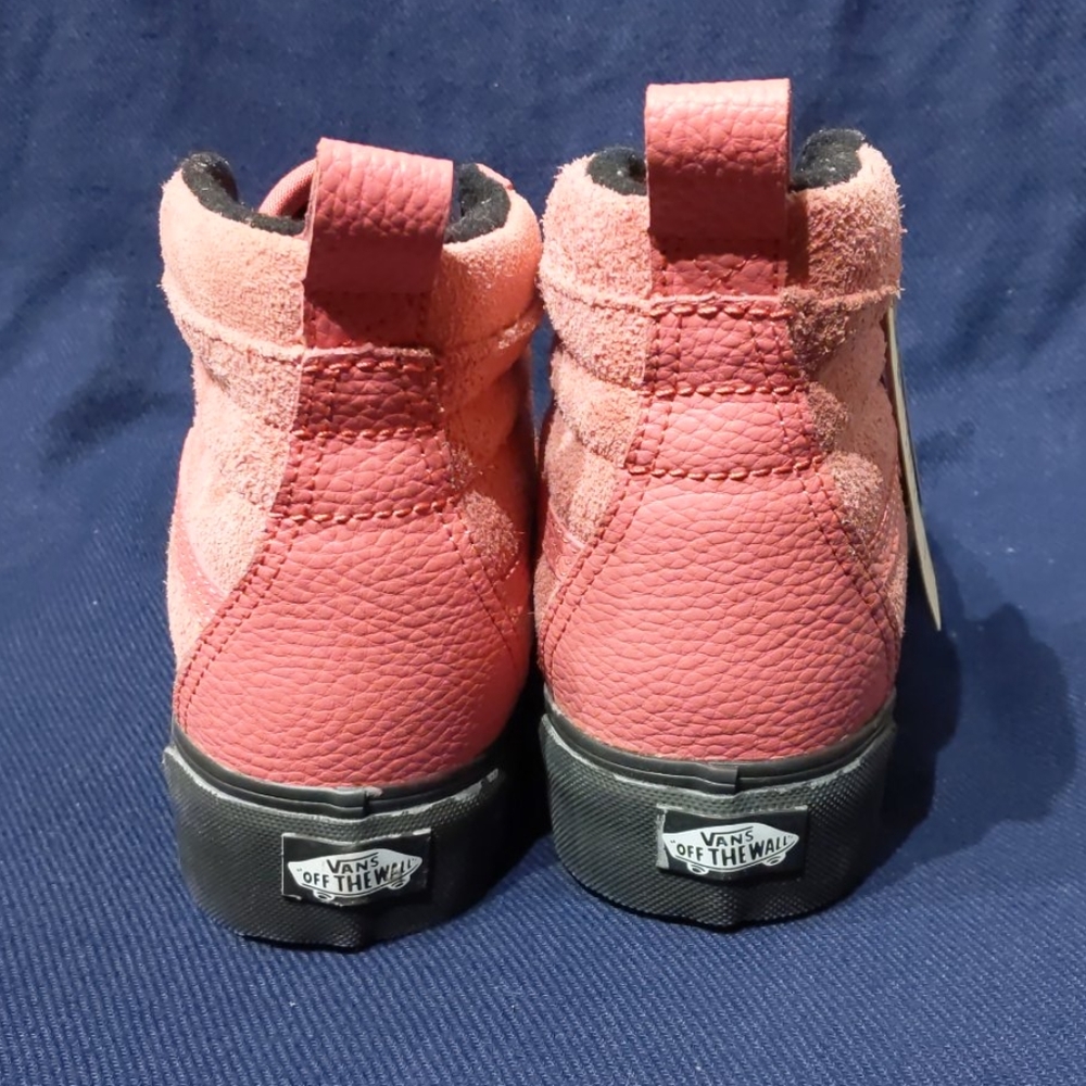 NWT Vans Sk8-hi Platform Desert Rose Leather Boots - Picture 6 of 7